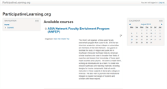 Desktop Screenshot of participativelearning.org